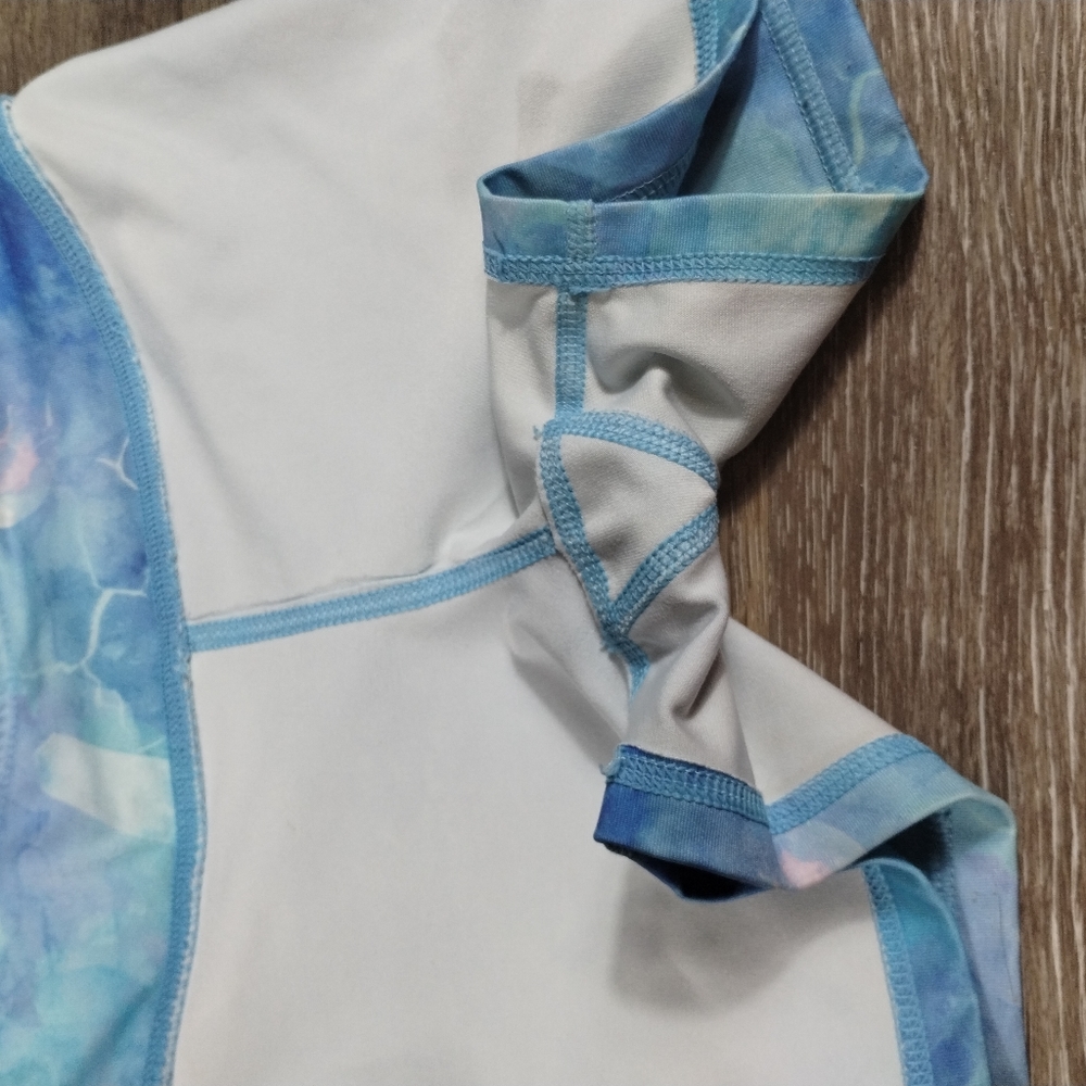 90 Degree By Reflex Girl Blue Dance Yoga Workout Gymnastics athletic Shorts M/10 - Picture 10 of 15